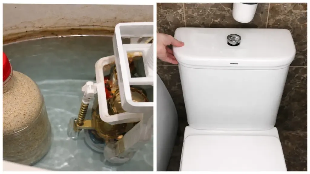 Butelka z piaskiem w spłuczce: trik na niskie rachunki