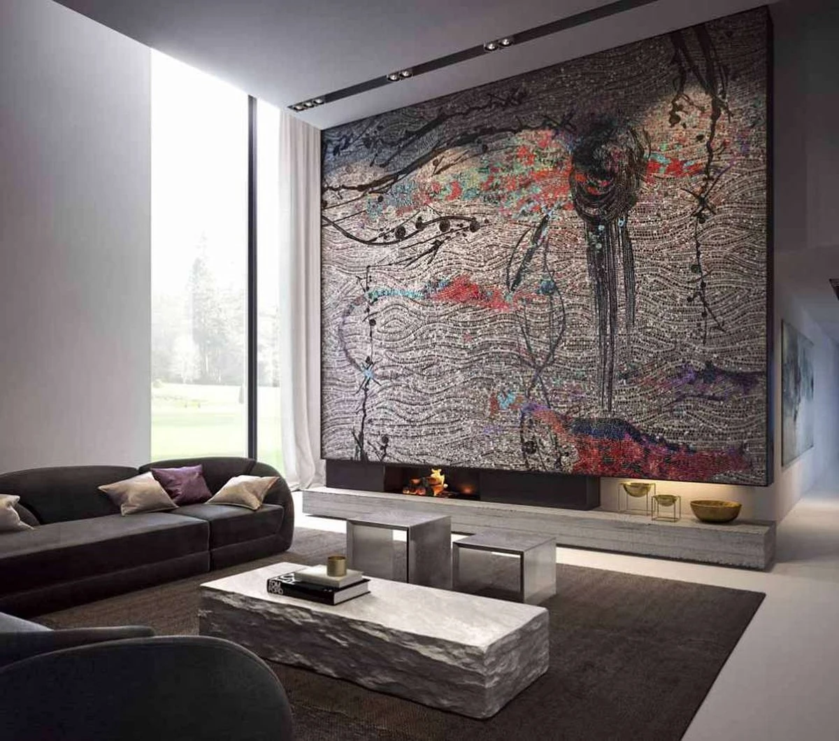 Dlaczego architekci kładą mozaikę w salonie zamiast w łazience - image 1