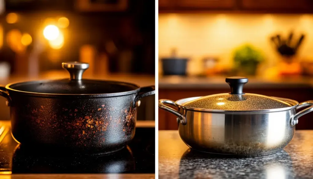 Dlaczego doświadczone gospodynie zawsze wlewają szklankę octu do przypalonego garnka