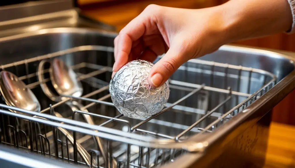 Dlaczego doświadczone gospodynie wrzucają kulkę folii aluminiowej do zmywarki