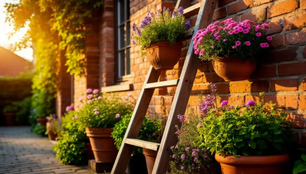 Dlaczego doświadczeni ogrodnicy stawiają starą drabinę przy ścianie domu