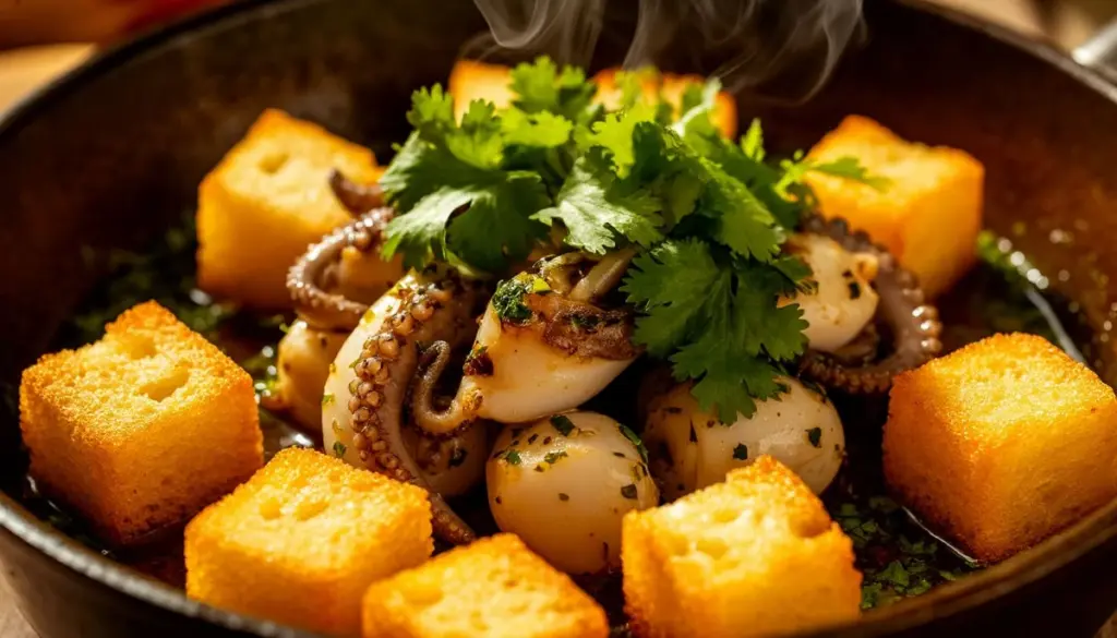 Dlaczego profesjonalni kucharze dodają kolendrę do mątwy dopieru na samym końcu