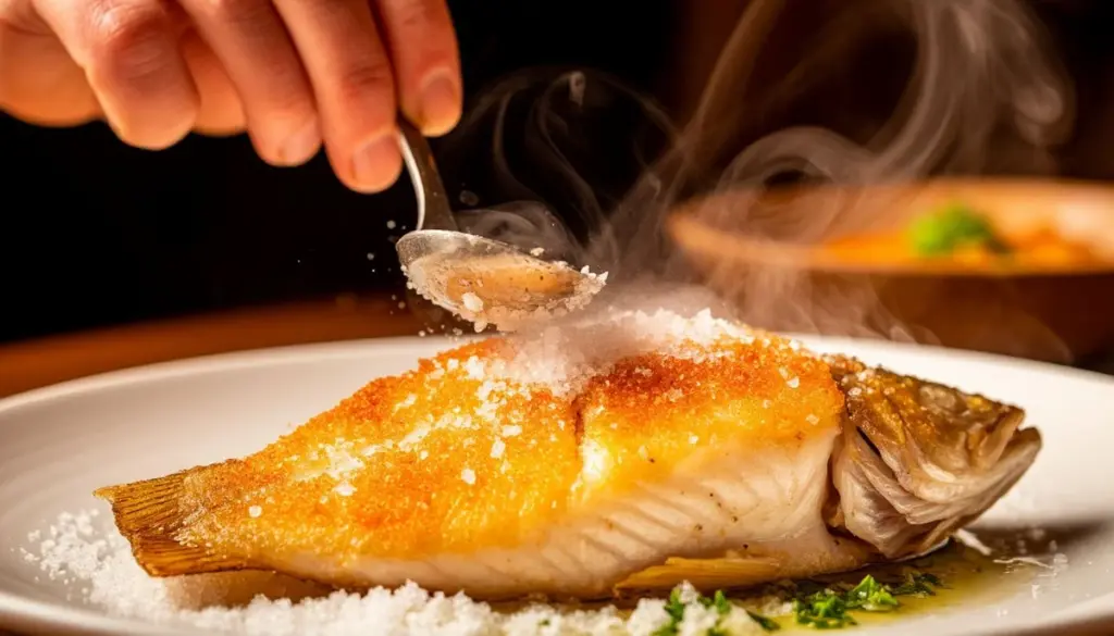 Dlaczego profesjonalni kucharze zawsze mieszają sól z wodą przed pieczeniem ryby