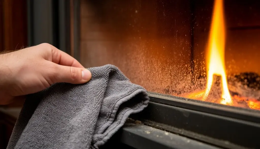 Dlaczego profesjonaliści nakładają popiół na wilgotną szmatkę przed myciem kominka