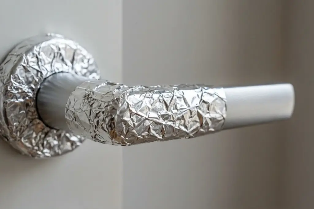 Dlaczego profesjonalni malarze zawsze owijają klamki folią aluminiową