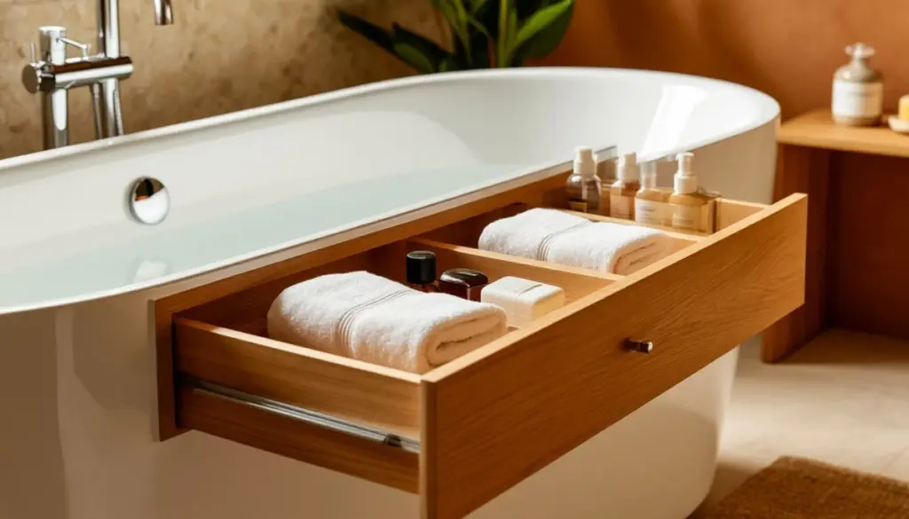 Dlaczego projektanci wnętrz coraz częściej montują szuflady pod wanną