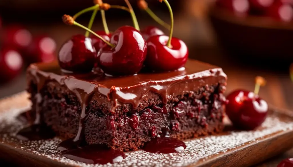 Dlaczego warto dodać szklankę jogurtu do brownie z wiśniami