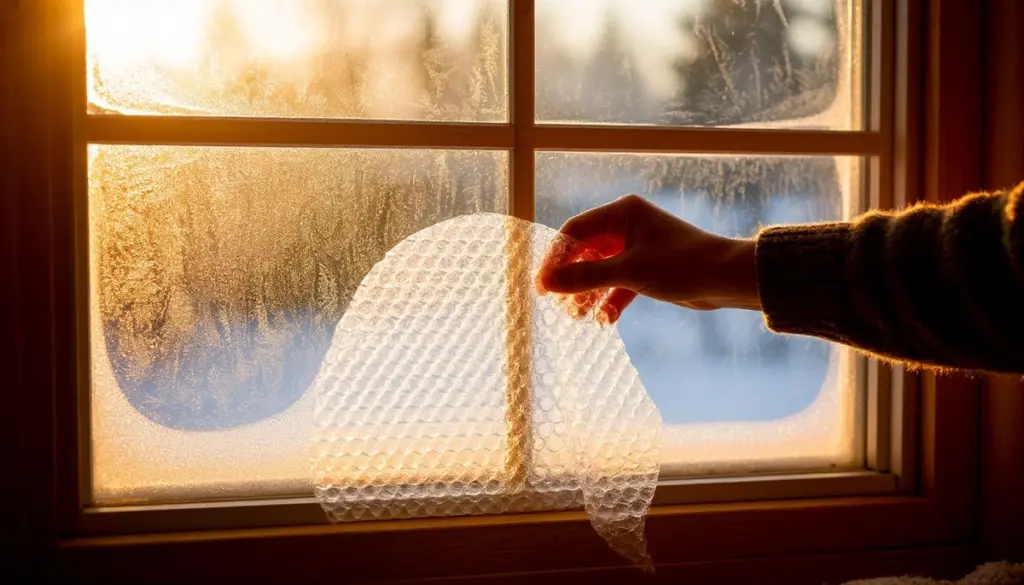 Dlaczego warto nakleić folię bąbelkową na szyby w mroźne dni