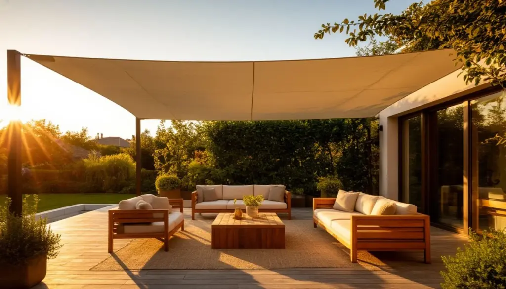 Dlaczego warto powiesić jasny żagiel w ogrodzie zamiast budować altanę