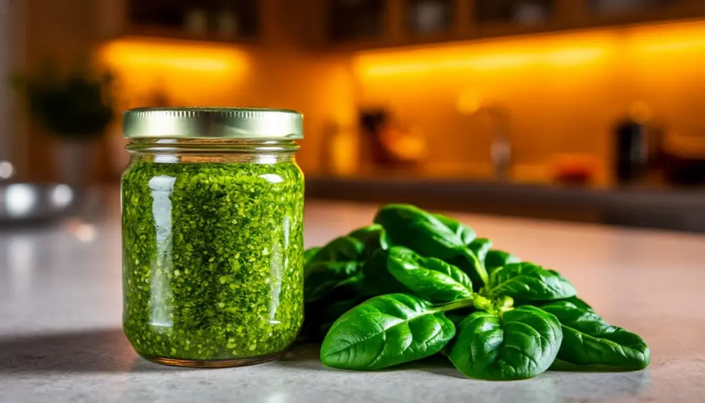 Dlaczego warto trzymać słoik pesto i mrożony szpinak w szafce