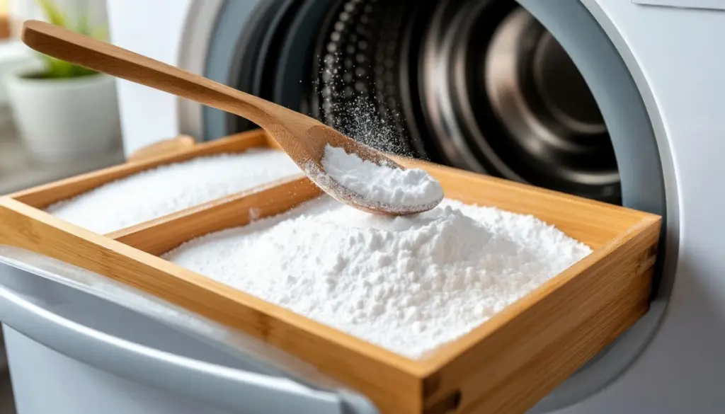 Dlaczego warto wsypać łyżkę sody do pralki przed praniem