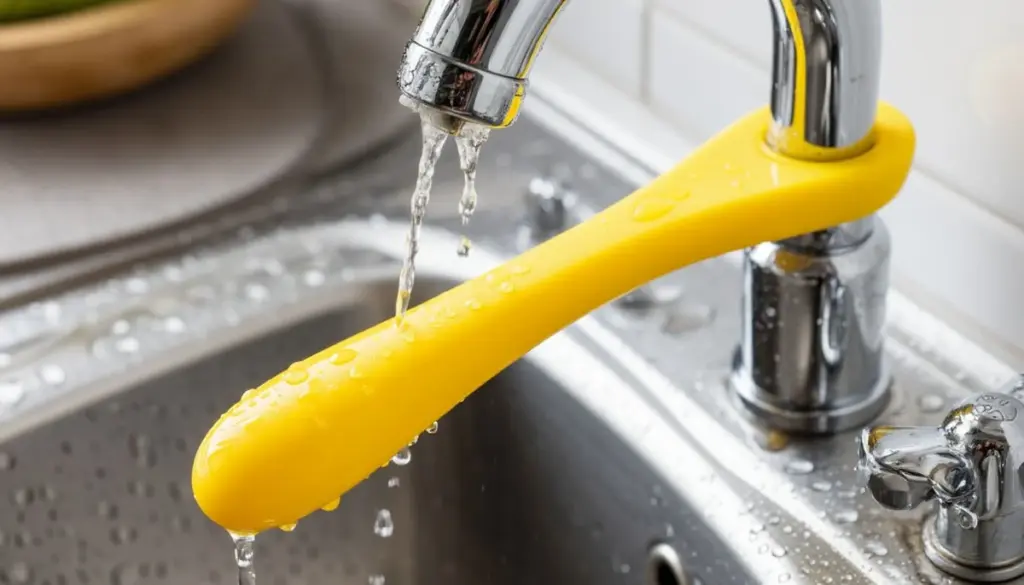 Dlaczego warto założyć żółtą osłonkę na kran w kuchni