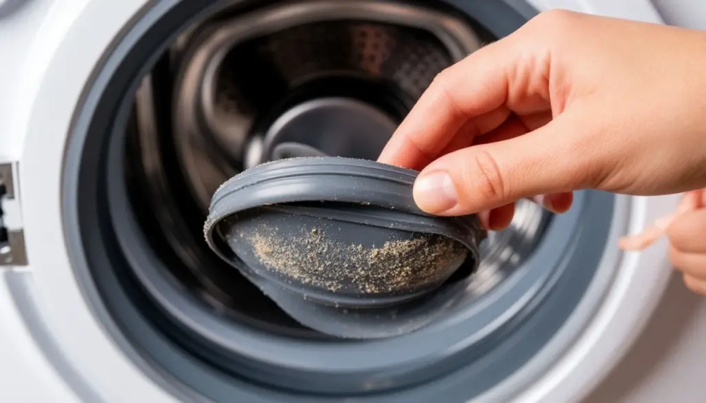 Dlaczego warto zostawić otwarte drzwiczki pralki i przetrzeć gumę octem