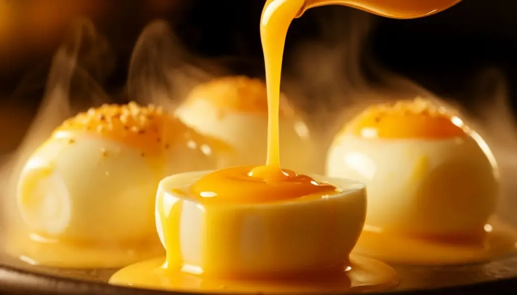 Jajka w sosie musztardowym: trik z miodem zapobiega grudkom