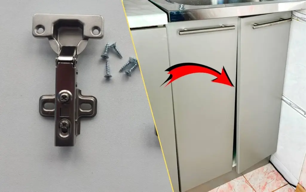 Srebrny wkręt w meblach: Napraw opadające szafki w 2 minuty