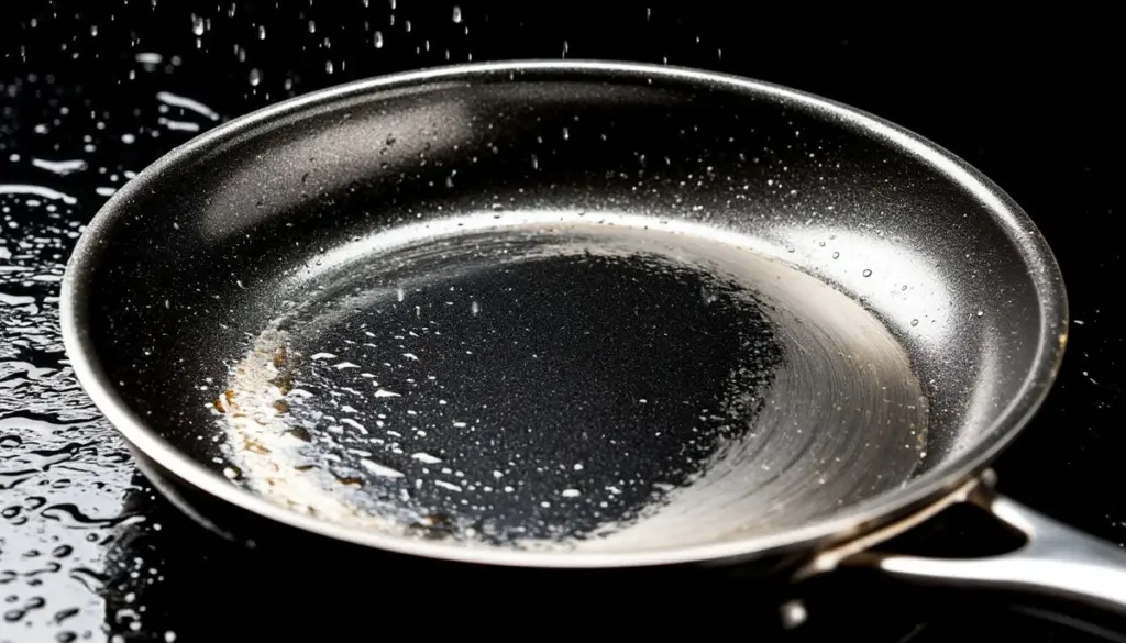 Ten biały osad na patelni zniknie: trik z sody i 1 detalu