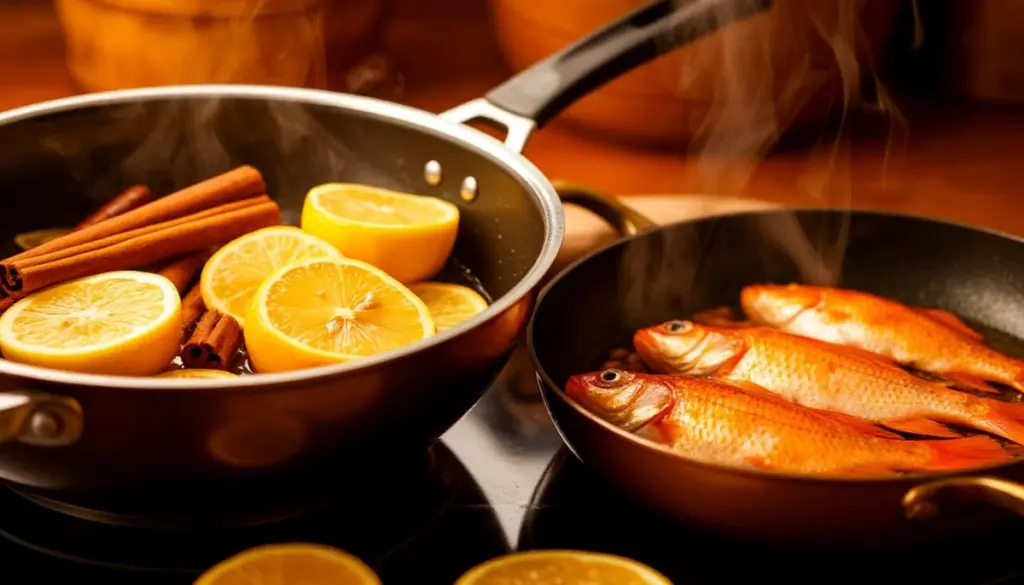 Ten biały płyn w garnku sprawi, że zapach ryby zniknie w 3 minuty