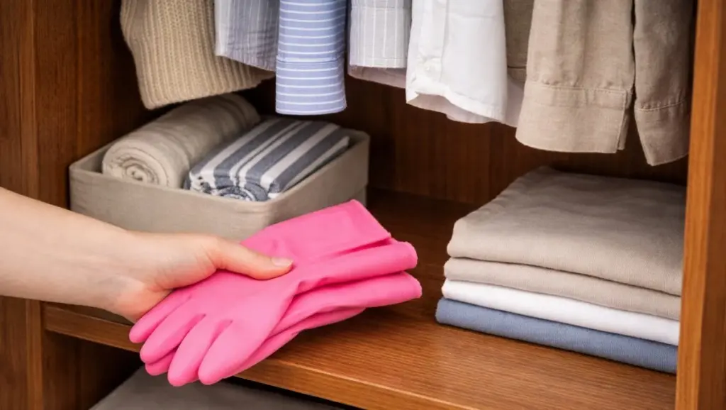 Dlaczego doświadczone gospodynie zawsze tną stare gumowe rękawice przed włożeniem ich do szafy