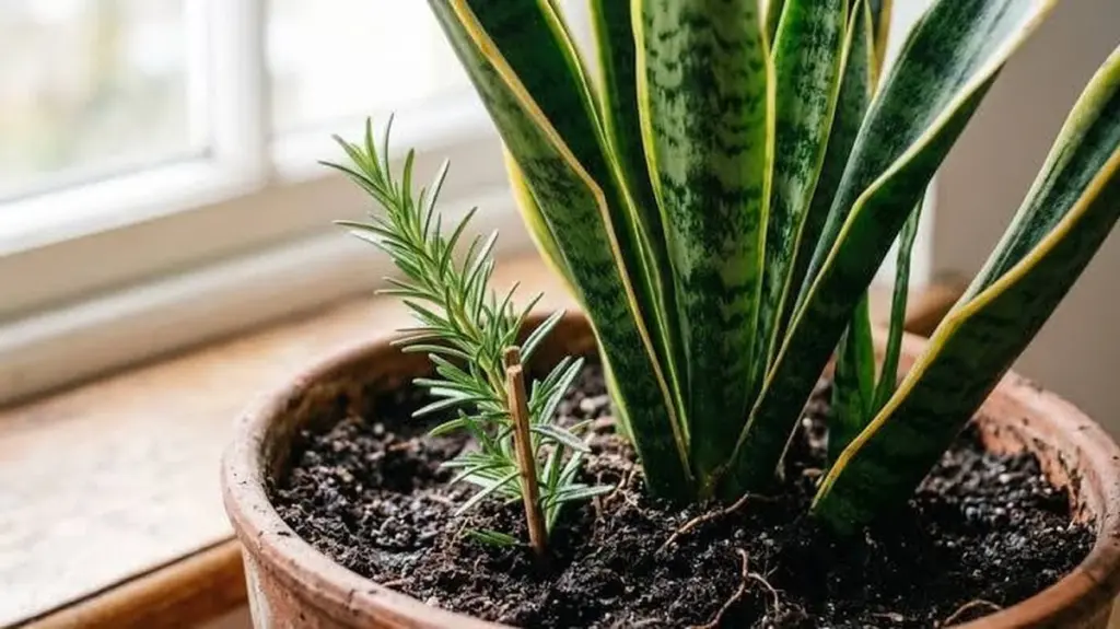 Dlaczego doświadczeni floryści wkładają gałązkę rozmarynu do doniczki z wężownicą