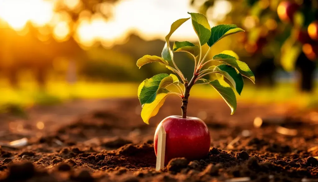 Dlaczego doświadczeni sadownicy wbijają paliki wokół młodych jabłoni zamiast sypać nawóz
