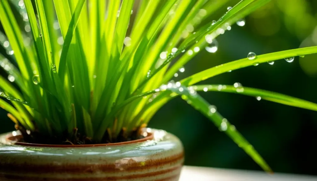 Dlaczego doświadczeni ogrodnicy kładą płaski kamień na dnie doniczki z trawą cytrynową