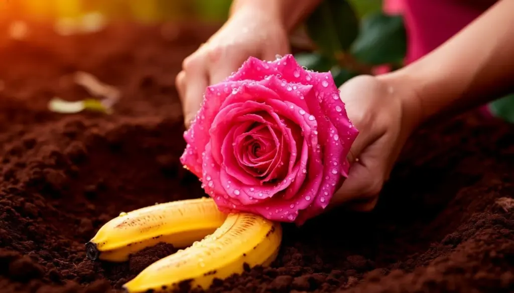 Dlaczego doświadczeni ogrodnicy zakopują skórki od bananów pod krzewami róż