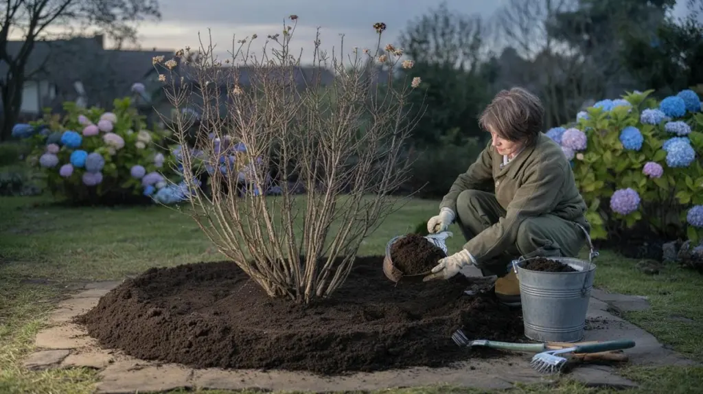 Dlaczego doświadczeni ogrodnicy kładą kompost pod hortensje przed końcem marca