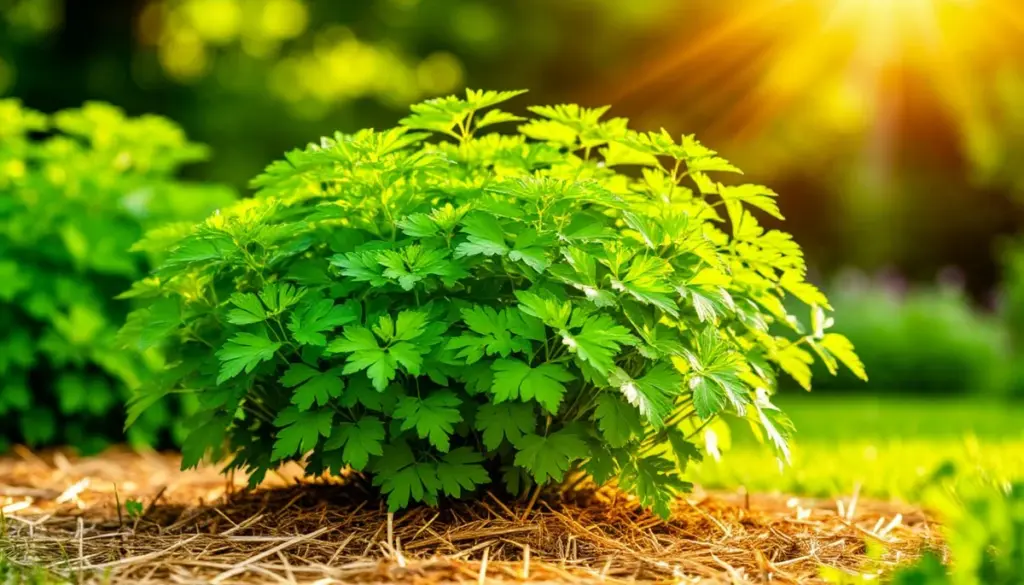 Dlaczego doświadczeni ogrodnicy zawsze kładą warstwę słomy pod krzaki lubczyku