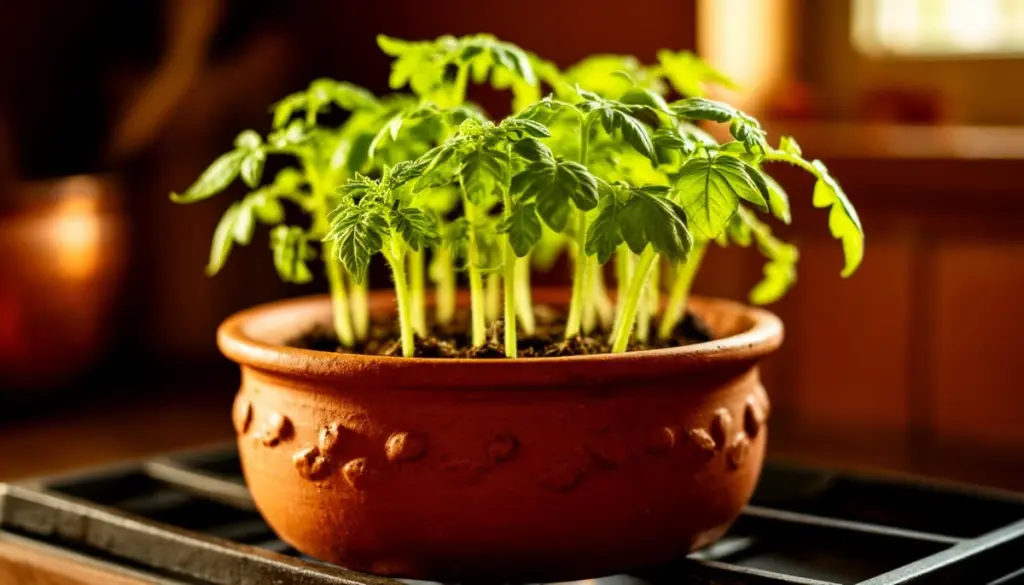 Dlaczego doświadczeni ogrodnicy kładą doniczki z pomidorami na piecu już w lutym