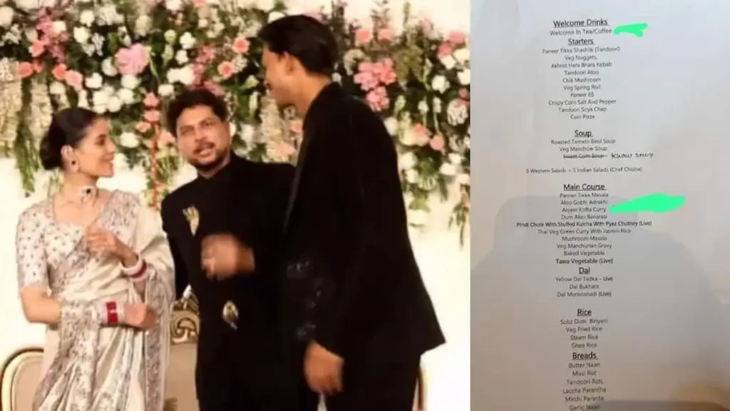 Dlaczego gwiazda krykieta Kuldeep Yadav nie podał mięsa na swoim weselu