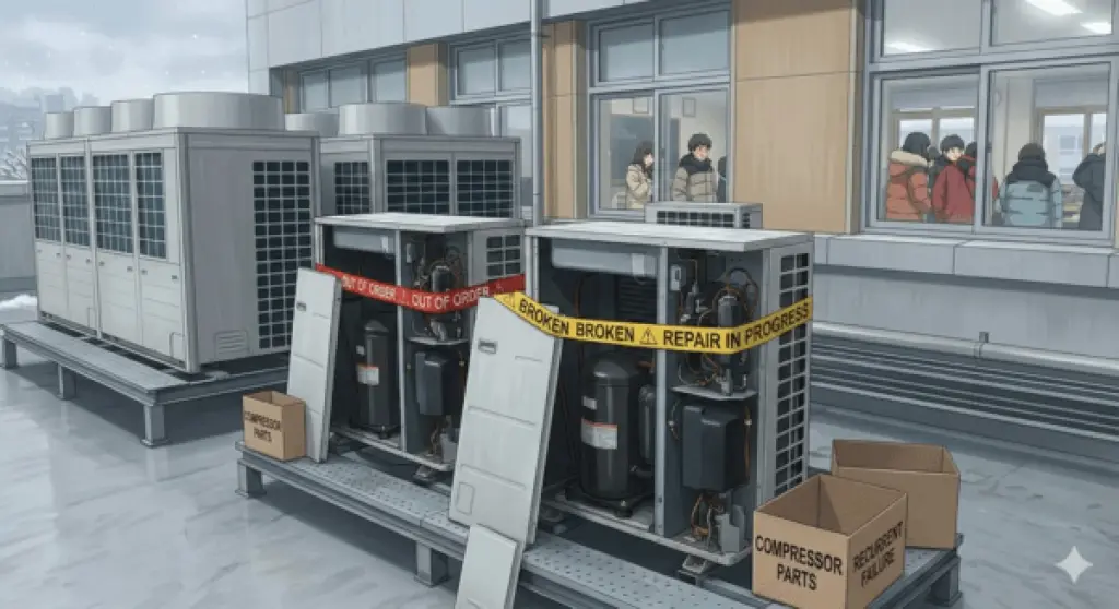 Dlaczego klimatyzatory GHP w dużych obiektach nagle zaczęły generować ogromne koszty