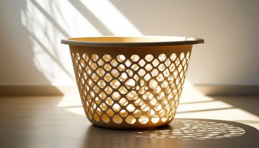 Dlaczego kosze na pranie zawsze mają dziury