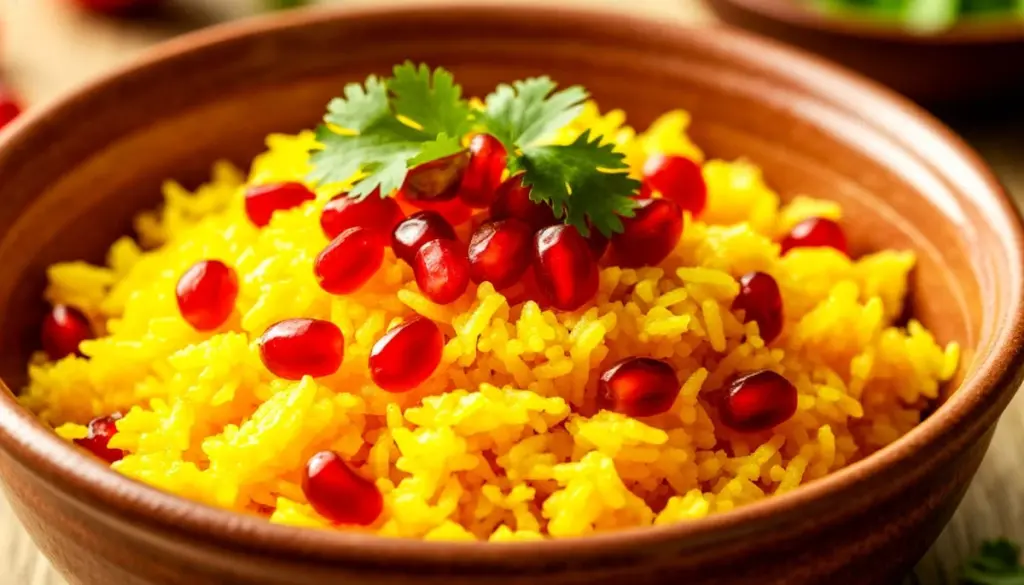 Dlaczego kucharze dodają ziarna granatu i koper włoski do płatków ryżowych