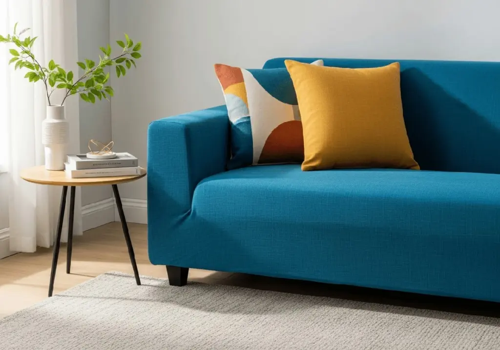 Dlaczego miłośnicy wnętrz w Polsce nakładają na kanapę elastyczny pokrowiec zamiast kupować nową