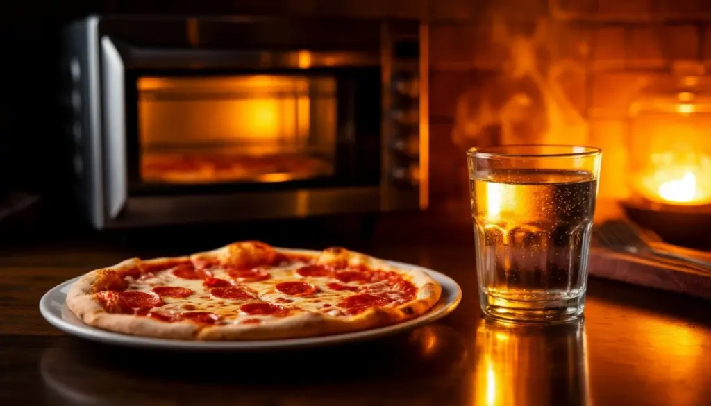 Dlaczego nigdy nie powinieneś podgrzewać suchej pizzy w mikrofalówce bez szklanki wody