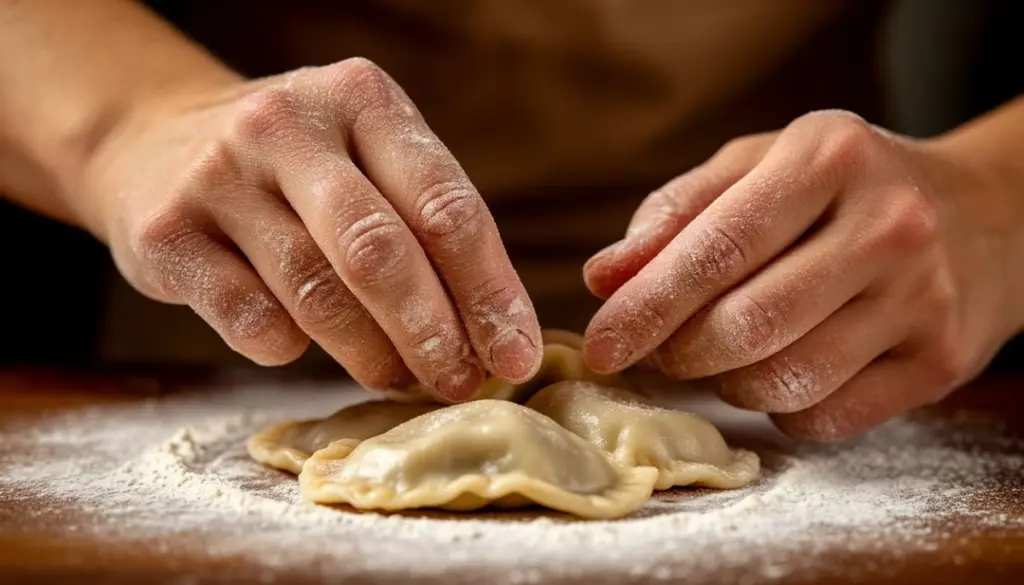 Dlaczego profesjonaliści zawsze dociskają brzeg pieroga dokładnie pięć razy