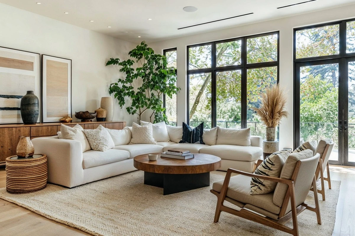 Dlaczego projektanci wnętrz coraz częściej łączą sosnowe drewno z papierowymi lampami - image 1