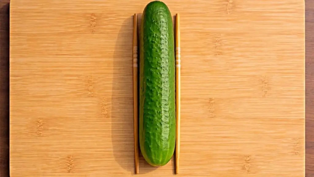 Dlaczego warto położyć drewniane pałeczki obok ogórka