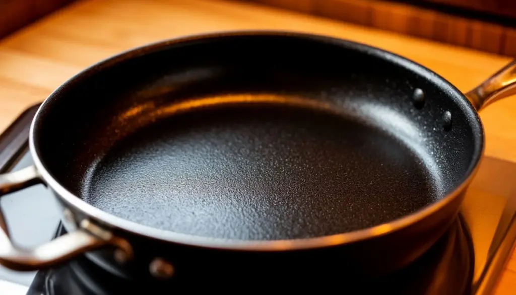 Dlaczego warto posypać przypaloną patelnię solą i zalać octem