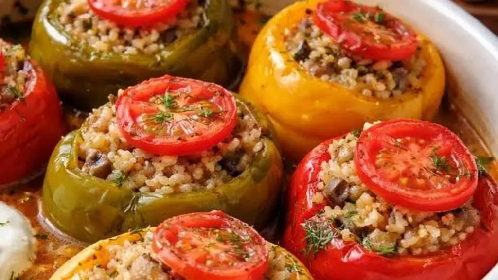 Dlaczego warto sparzyć paprykę przed nałożeniem farszu z ryżu i grzybów