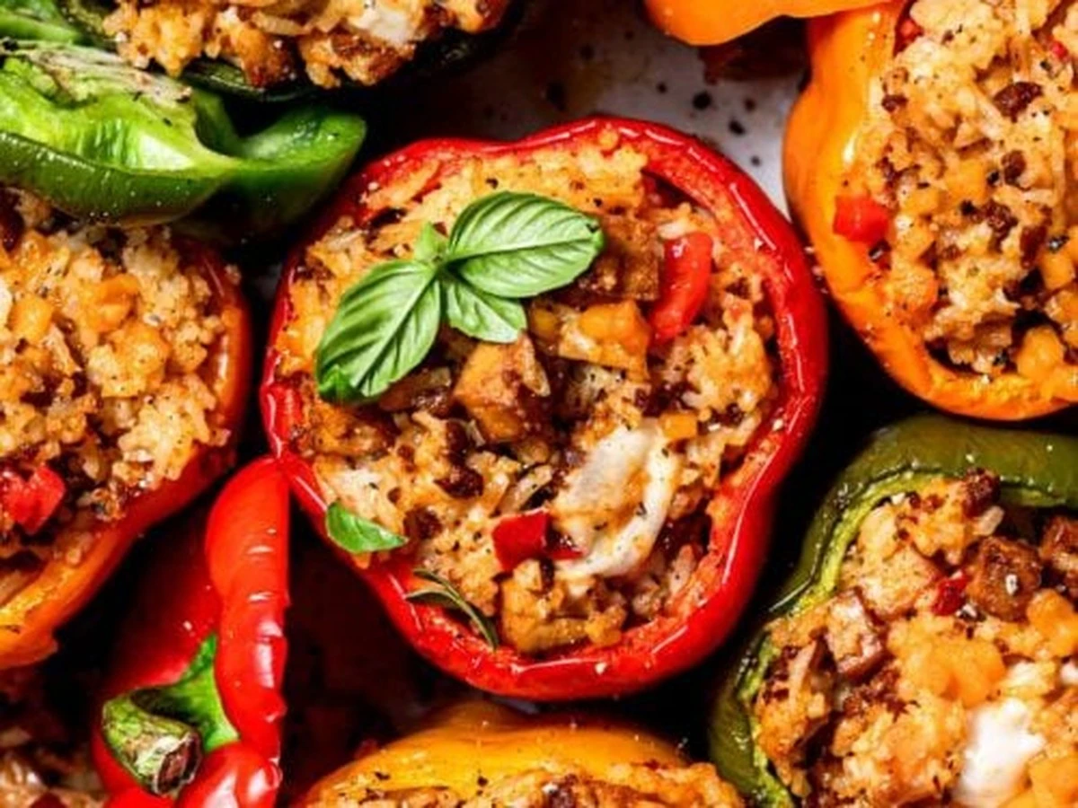 Dlaczego warto sparzyć paprykę przed nałożeniem farszu z ryżu i grzybów - image 1