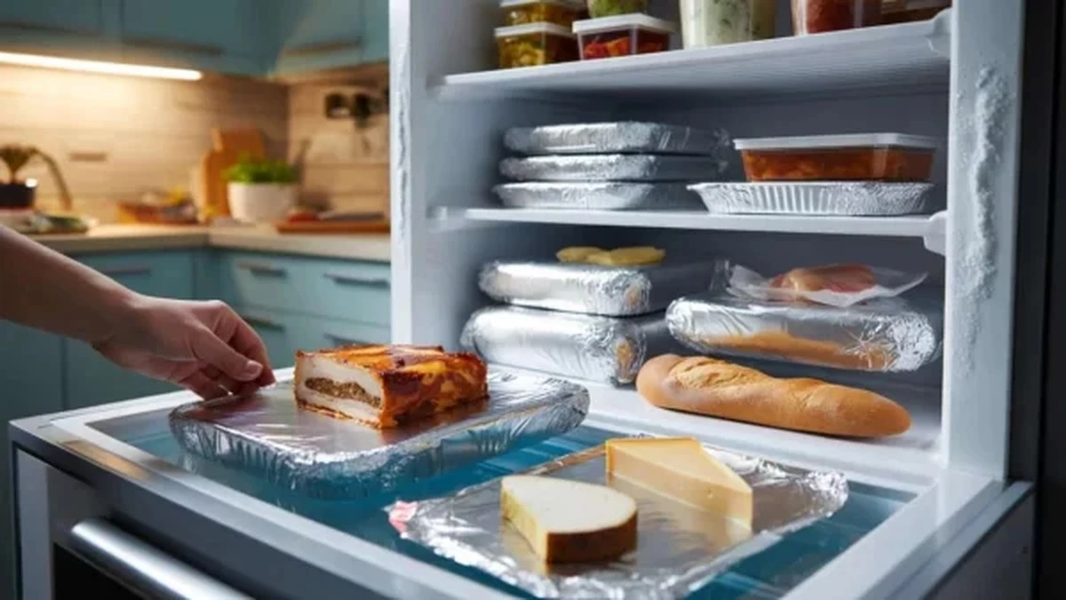 Dlaczego warto umieścić kawałek folii aluminiowej za lodówką - image 1