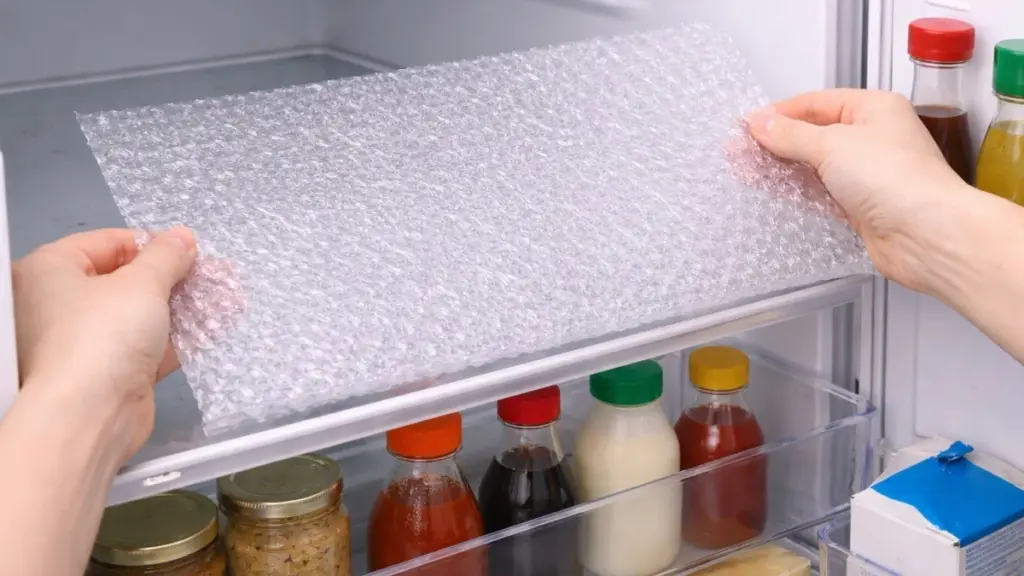 Dlaczego warto wkładać folię bąbelkową do lodówki