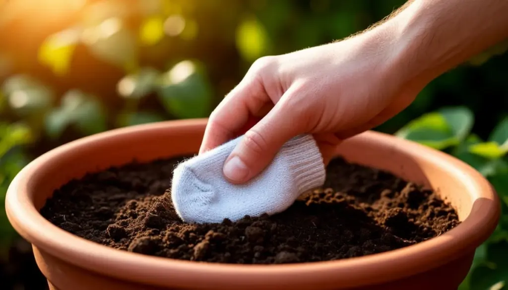 Dlaczego warto wkładać stare skarpetki do doniczek z roślinami