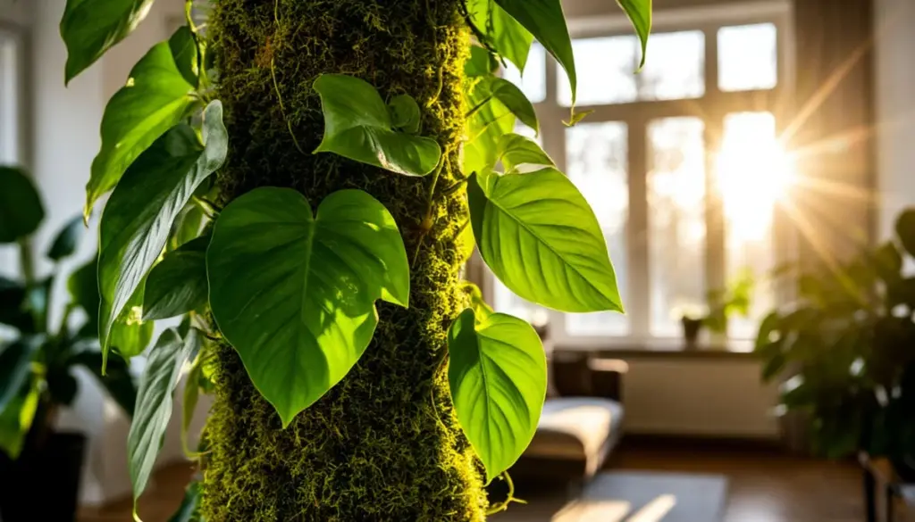 Dlaczego warto włożyć palik kokosowy do doniczki z epipremnum