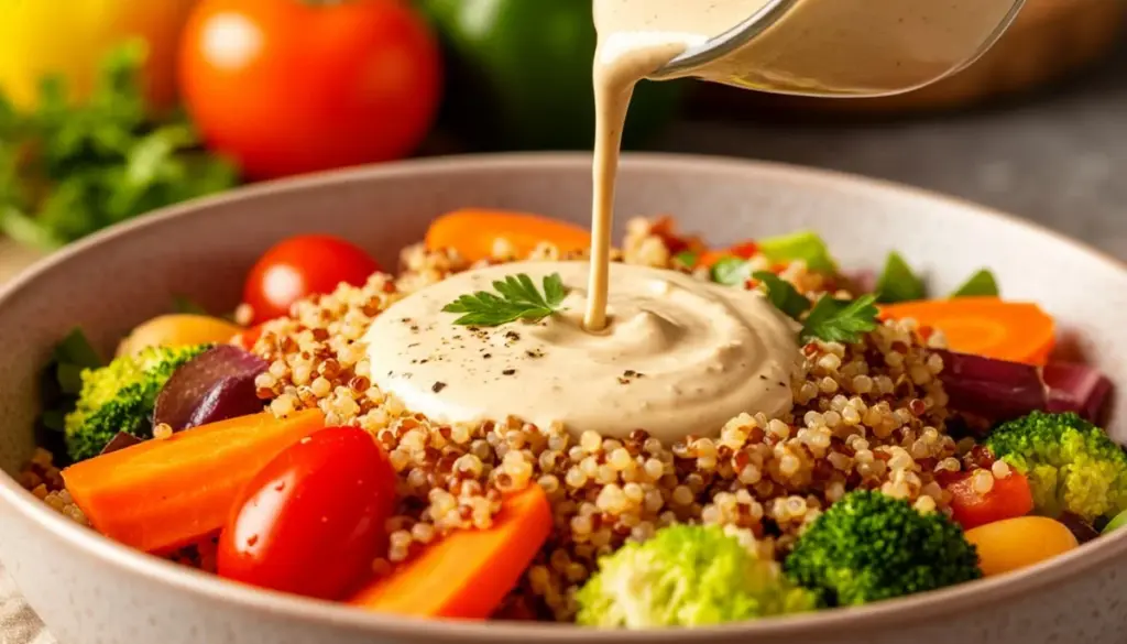 Dlaczego warto wrzucić jedną łyżkę tahini do komosy ryżowej zamiast masła