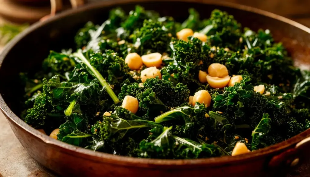 Dlaczego warto wrzucić jarmuż toskański na patelnię z czosnkiem i orzechami