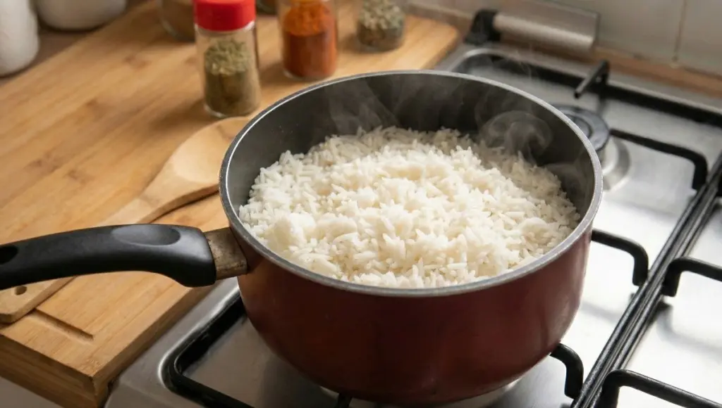 Dlaczego warto wrzucić ugotowany ryż na patelnię z cukrem i cynamonem