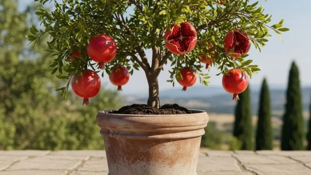 Dlaczego warto wrzucić garść włókna kokosowego do doniczki z granatem