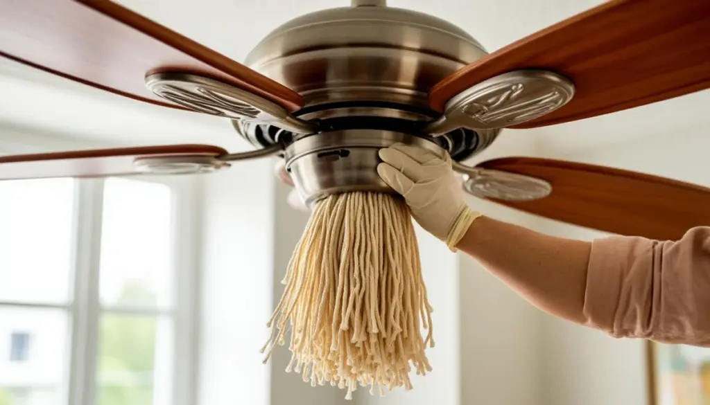 Dlaczego warto założyć dwie gumki recepturki na stary mop przed sprzątaniem